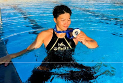 蹼泳好手何品莉近視雷射後抗熱奪世錦賽銀牌 形容「選手在泳池像小籠包」 蹼泳好手何品莉近視雷射後抗熱奪世錦賽銀牌 形容「選手在泳池像小籠包」